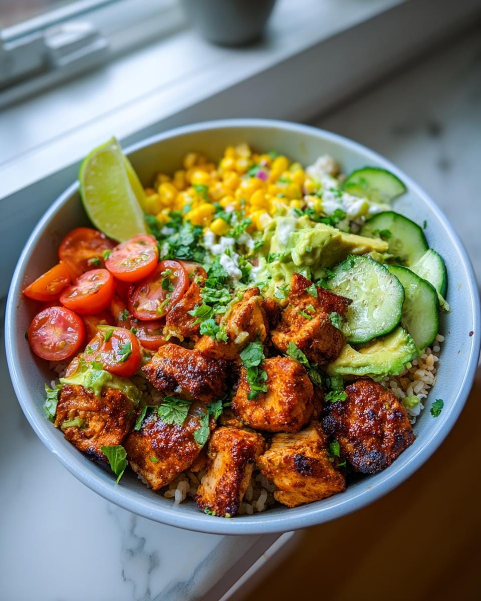Amazing Chicken Avocado Bowl in 30 Minutes