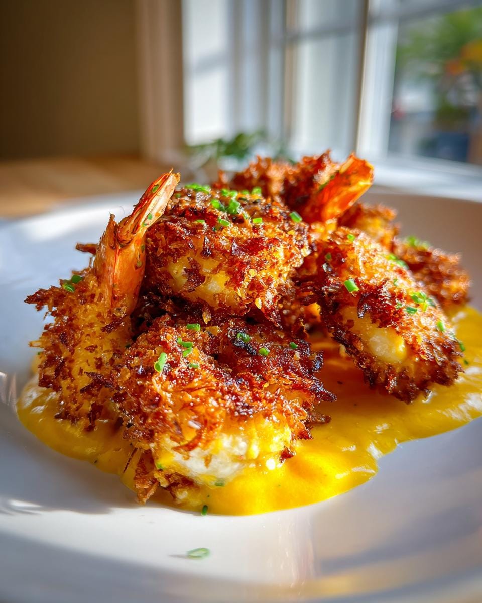 Amazing coconut shrimp with mango sauce in 30 mins