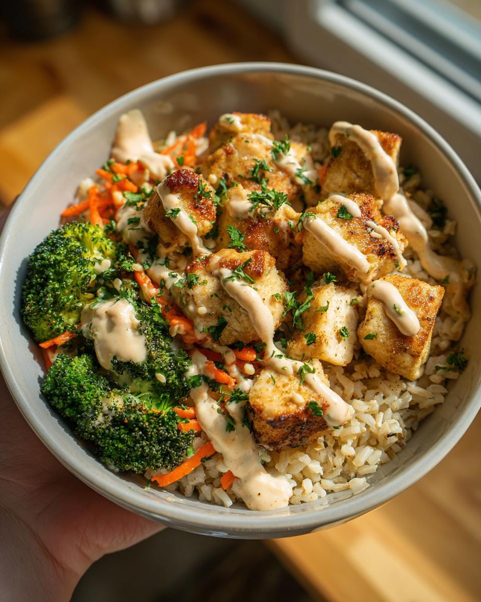 Speedy high protein comfort bowl in 20 mins