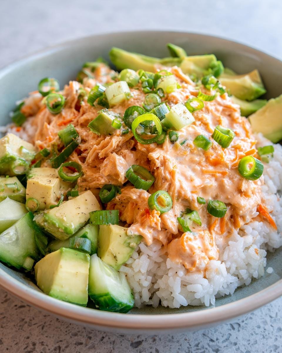 10 Minute Spicy Tuna Rice Bowl Delight
