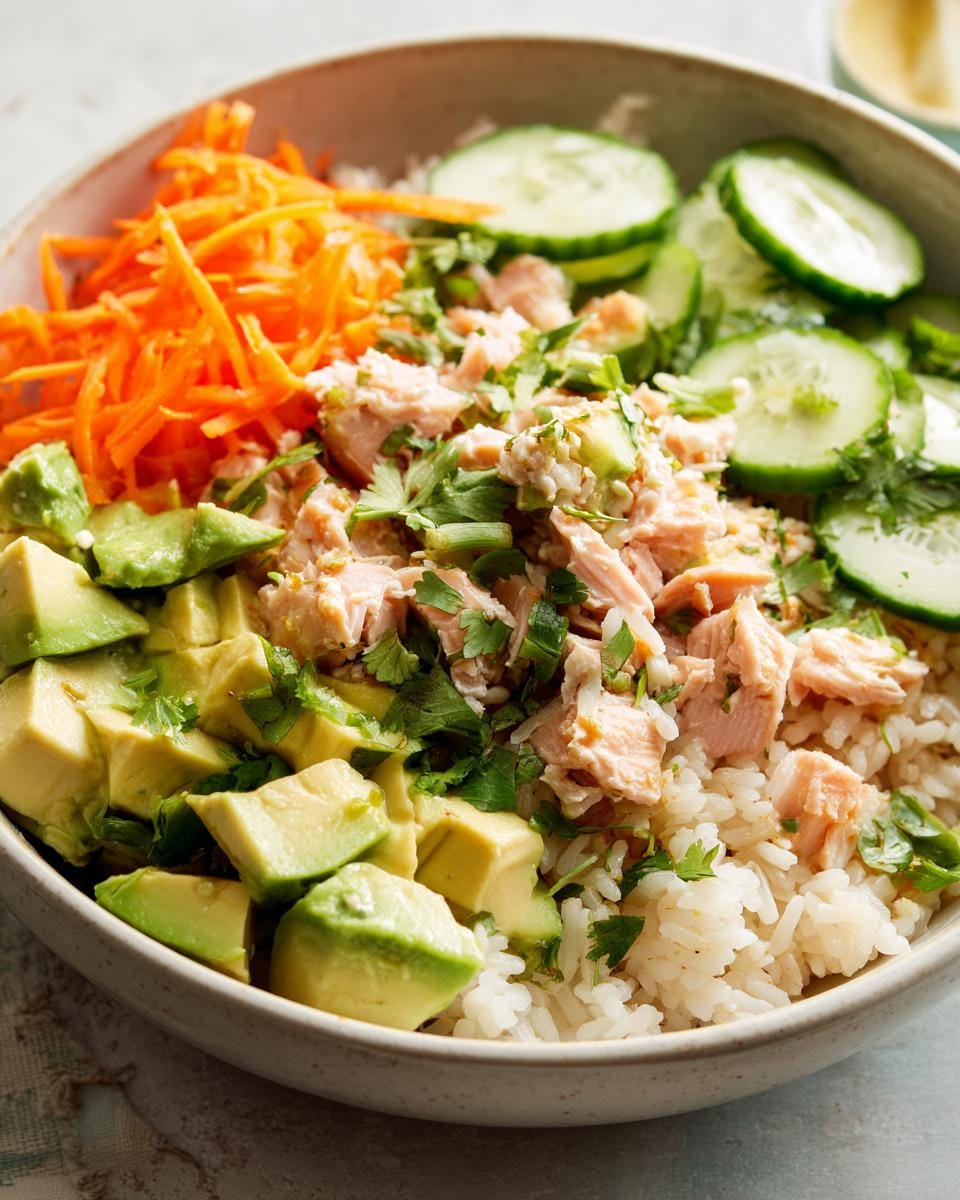 Amazing Tuna Avocado Bowl in 10 Minutes