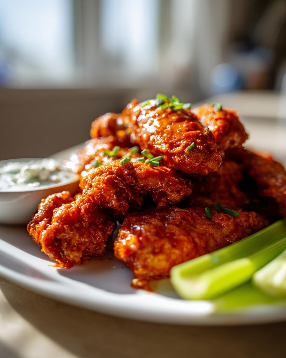 Easy Air Fryer Buffalo Chicken Tenders: 12 Min