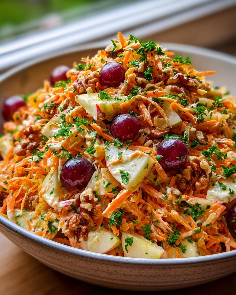 Amazing Crunchy Carrot Apple Salad Recipe in 15 Mins