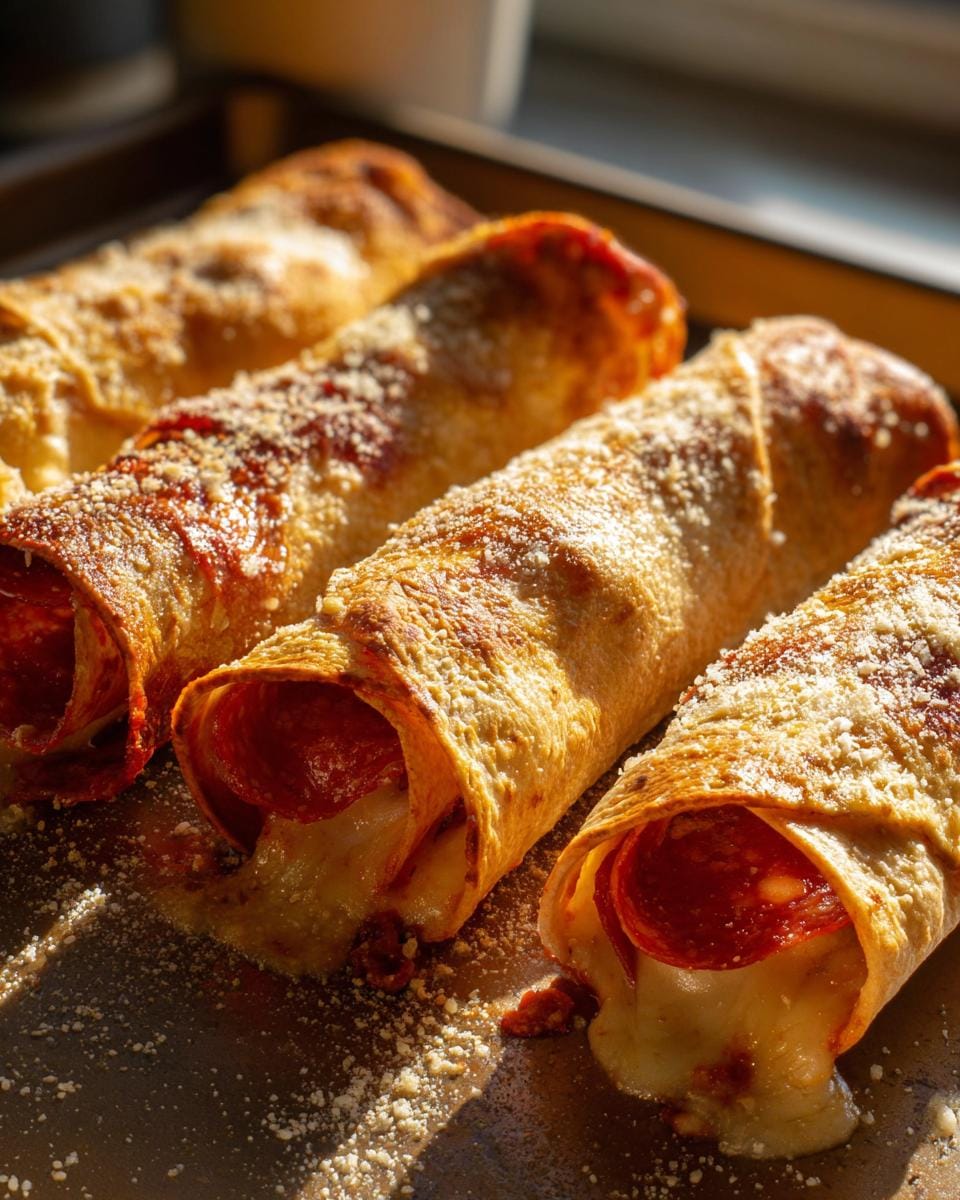 Easy Baked Pizza Wraps in 25 Minutes
