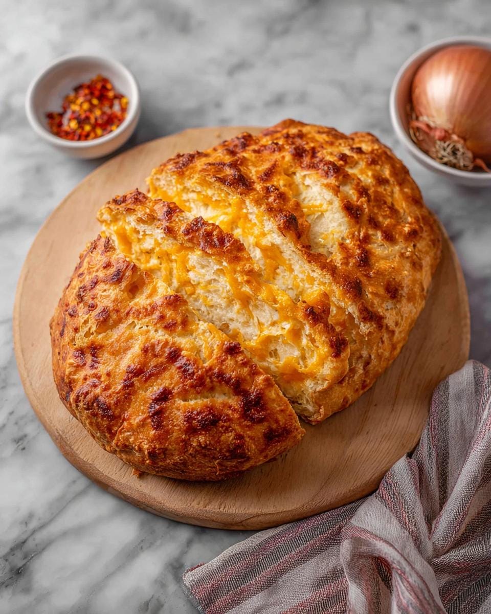 Sensational Cheese Bread Recipe Easy No Knead Cheddar Loaf