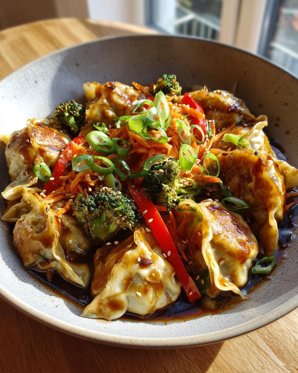 Savory Easy Potsticker Stir Fry in 25 Mins
