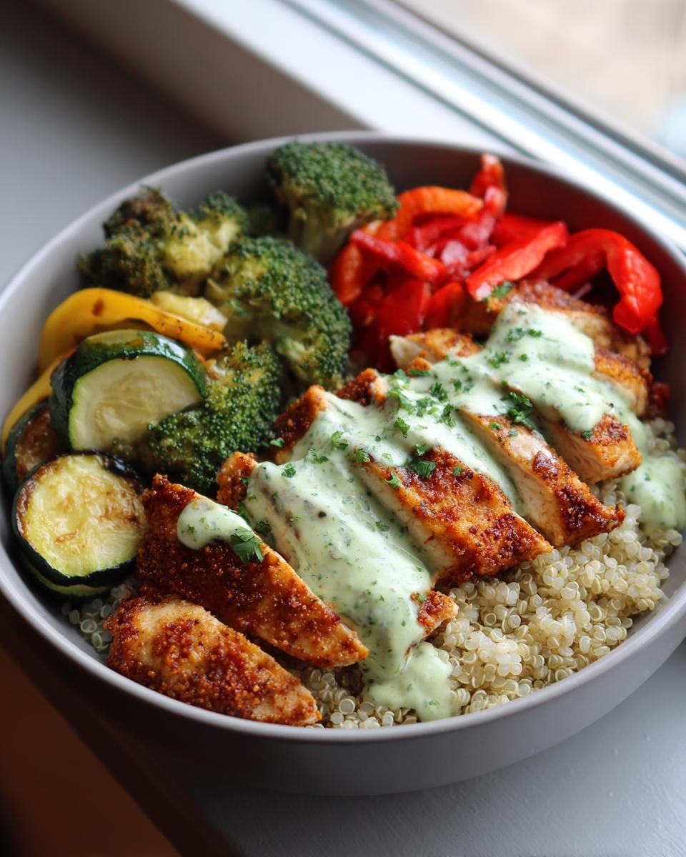Amazing High Protein Chicken Power Bowl in 45 Min