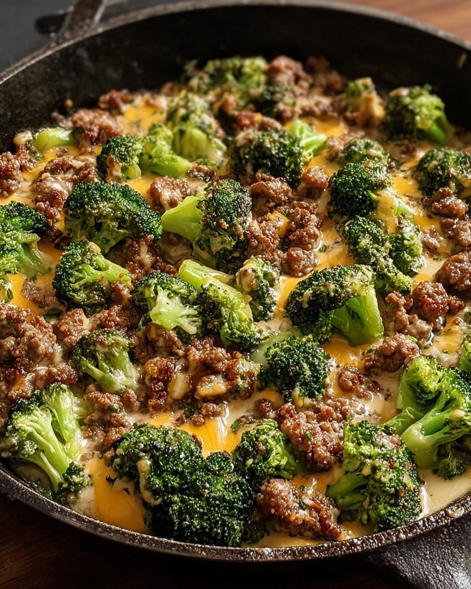 Amazing Keto Hamburger Broccoli Skillet Under 30 Min