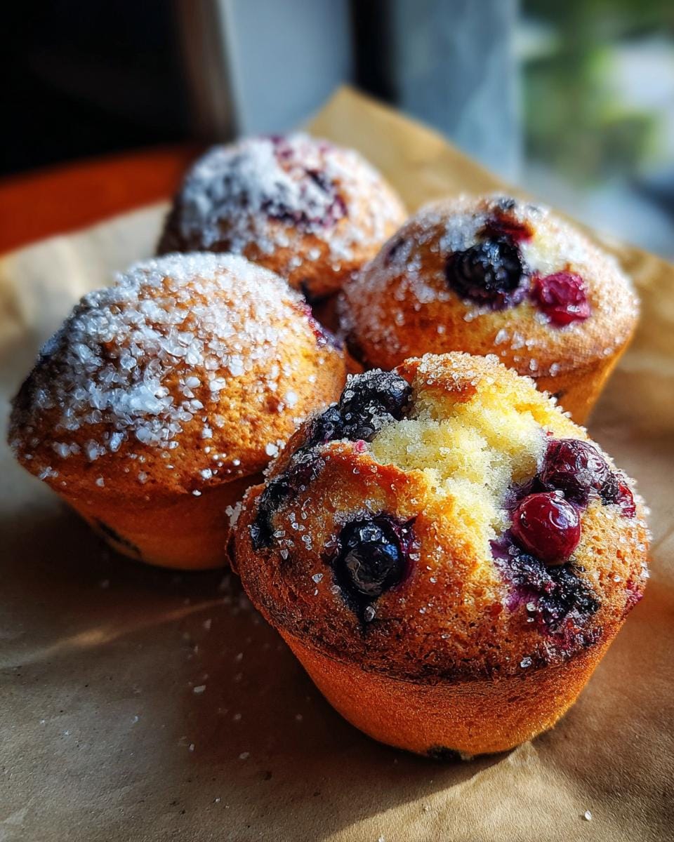 Amazing Moist Blueberry Muffins in 20 Mins