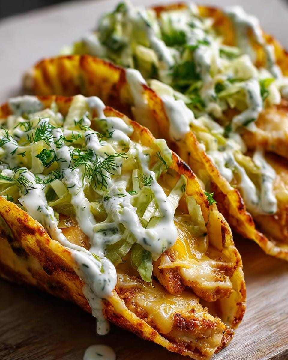 Amazing 30-Min Smash Chicken Tacos with Pickle Ranch Slaw