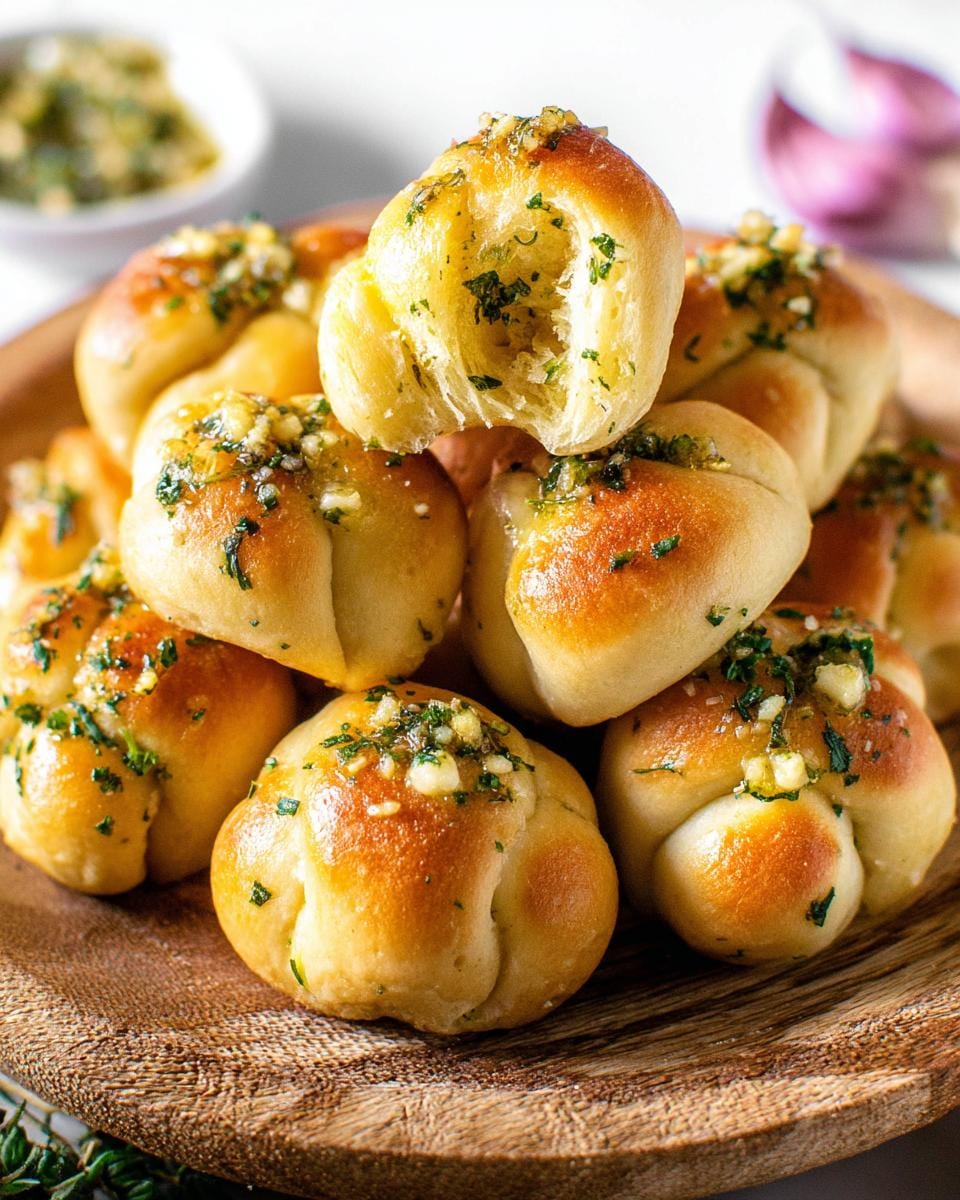 Delicious Sourdough Discard Garlic Knots Easy Homemade