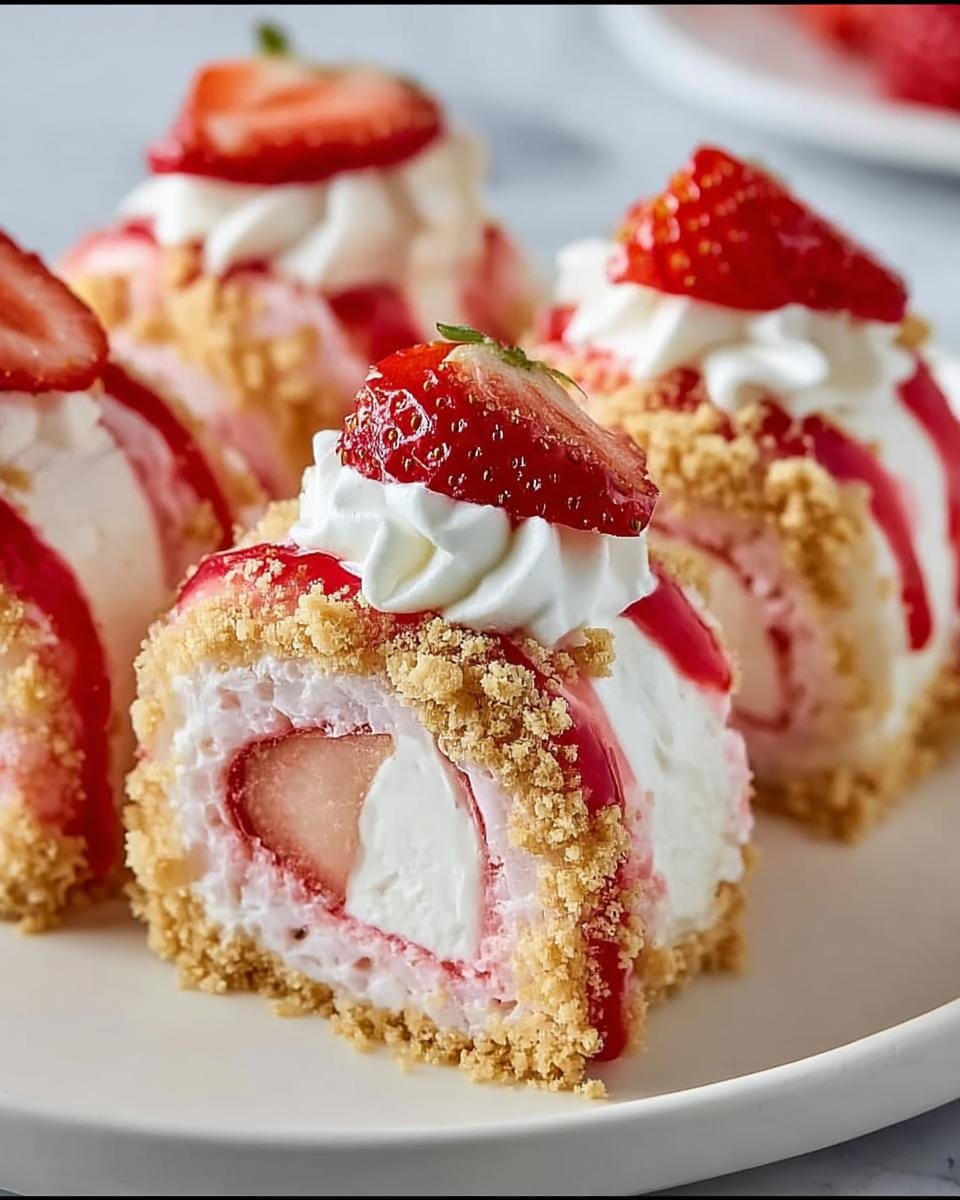 Amazing Strawberry Shortcake Rolls: 2 Hour Dessert