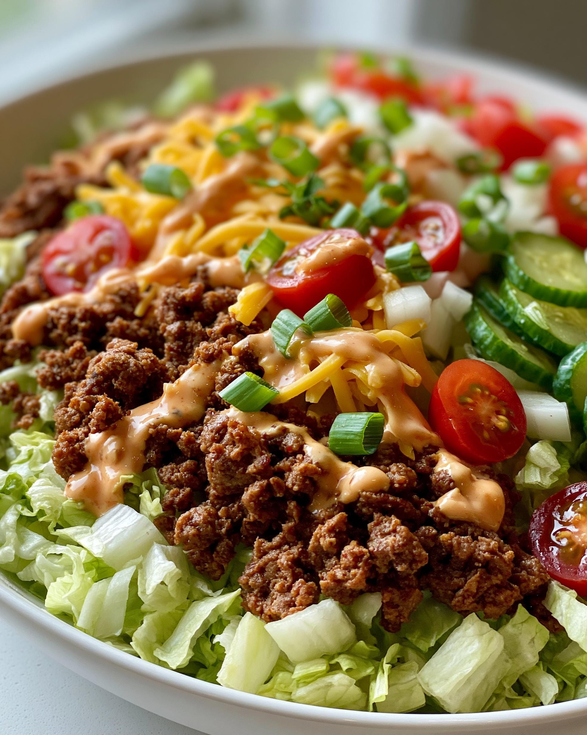Big Mac Bowl Ready in 25 Minutes 32g Protein