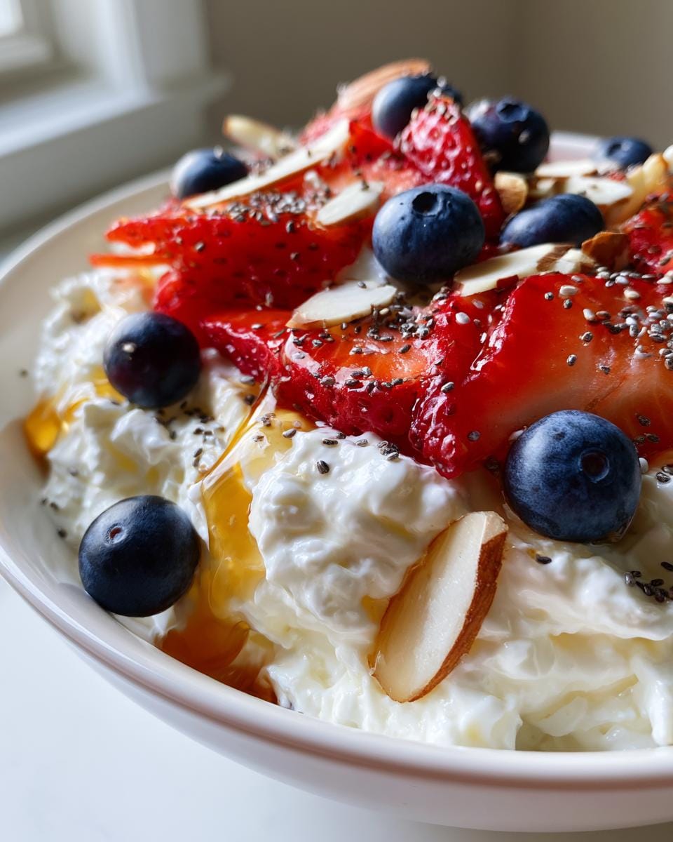 5-Minute Cottage Cheese Breakfast Bowl 29g Protein