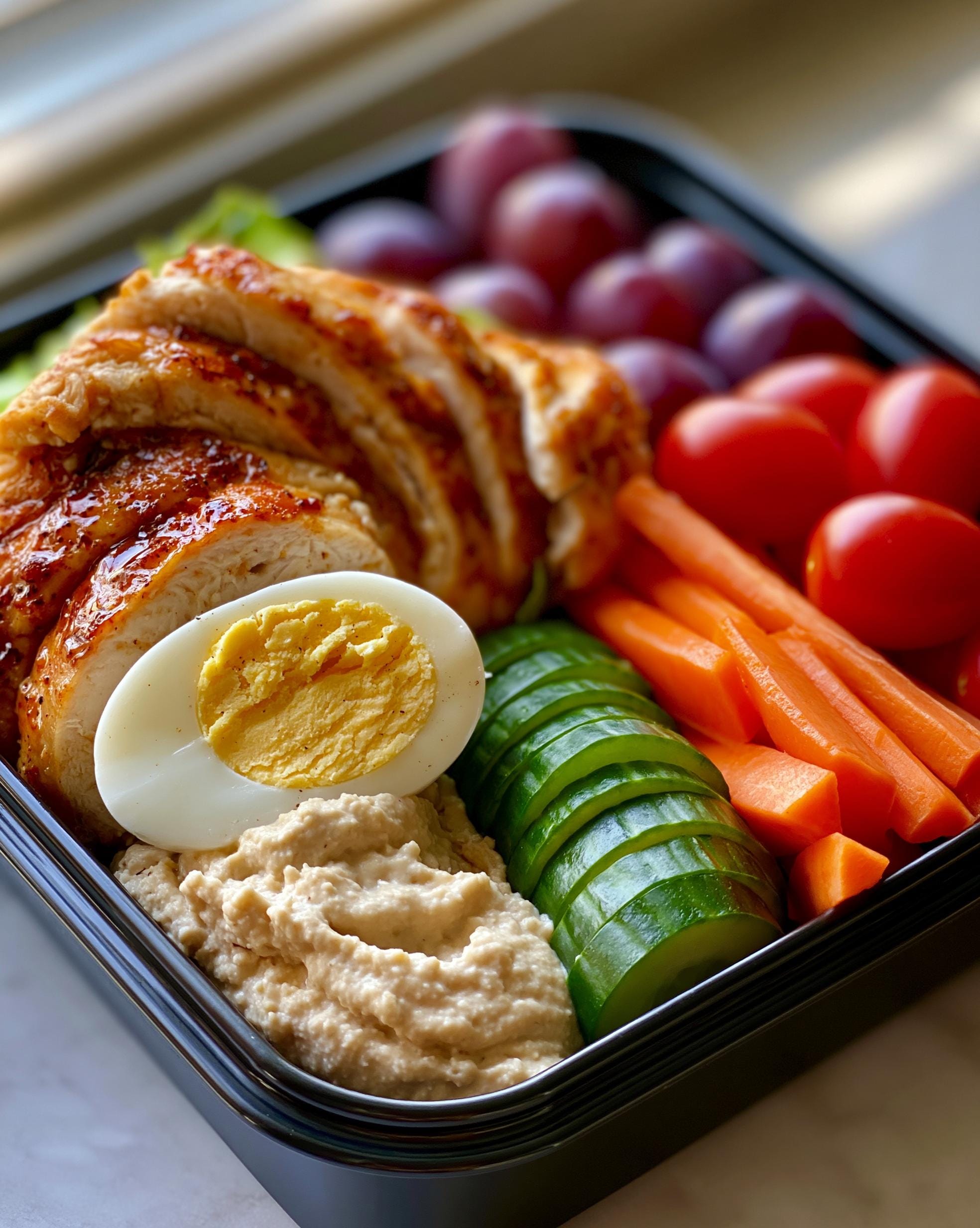 20-Min High Protein Bento Boxes for 4 Days