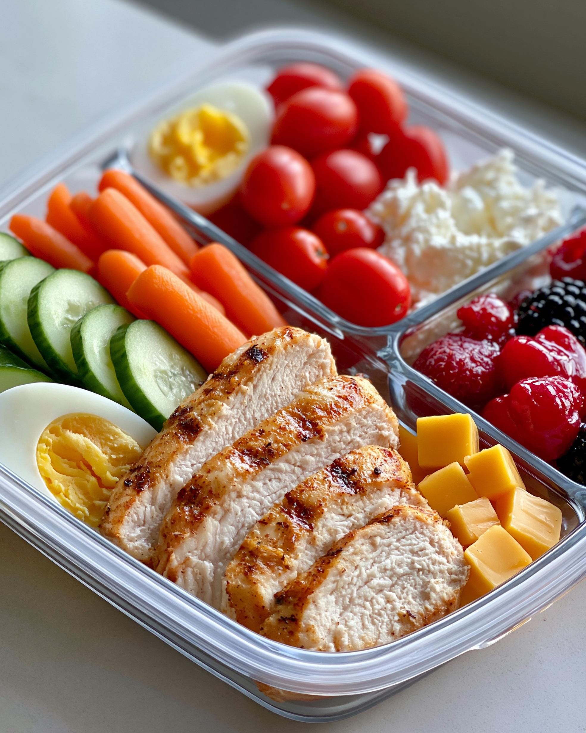 15-Min Protein Lunch Boxes with 33g